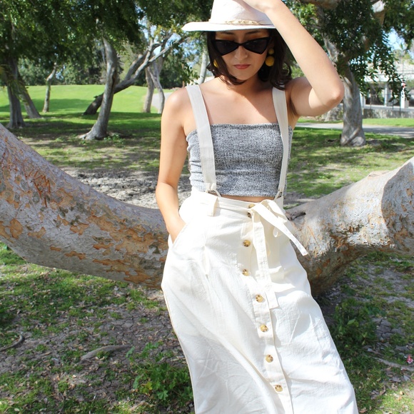 🚨//LAST CHANCE// Off White button down dress - Picture 2 of 8